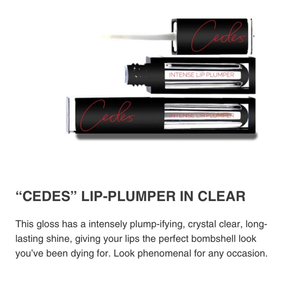 CLEAR LIP PLUMPING GLOSS 😍